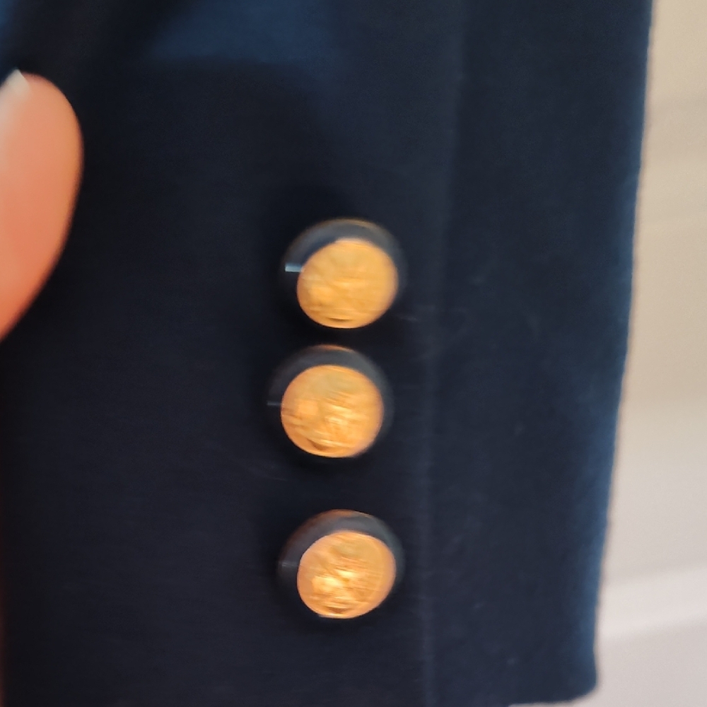 Pendleton Dark Blue Blazer With Gold Buttons - image 5